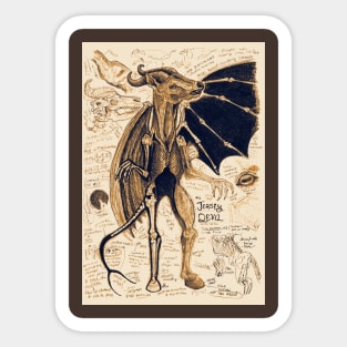 Jersey Devil Study Sticker